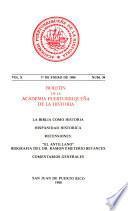Boletín de la Academia Puertorriqueña de la Historia..