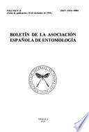 Boletín de la Asociación Española de Entomología