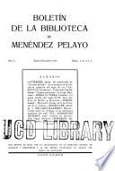 Boletín de la Biblioteca de Menéndez Pelayo