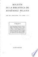 Boletín de la Biblioteca de Menéndez Pelayo