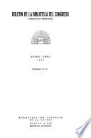 Boletín de la Biblioteca del Congreso de la Nación