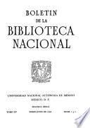 Boletín de la Biblioteca Nacional