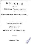 Boletín de la Comisión Panamericana de Cooperación Intermunicipal