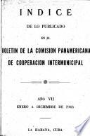 Boletín de la Comisión Panamericana de Cooperación Intermunicipal