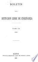 Boletín de la Institución Libre de Enseñanza
