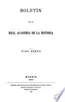 Boletín de la Real Academia de la Historia