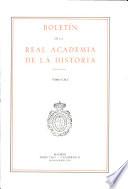 Boletin de la Real Academia de la Historia. TOMO CXCI. NUMERO II. AÑO 1994