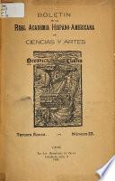 Boletín de la Real Academia Hispano-Americana de Ciencias y Artes