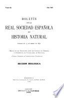 Boletín de la Real Sociedad Española de Historia Natural