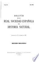 Boletín de la Real Sociedad Española de Historia Natural