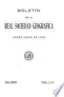 Boletín de la Real Sociedad Geográfica