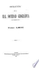 Boletín de la Real Sociedad Geográfica
