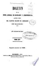 Boletín de la Revista general de legislación y jurisprudencia