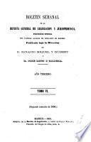Boletín de la Revista general de legislación y jurisprudencia