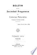 Boletín de la Sociedad Aragonesa de Ciencias Naturales