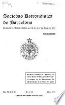 Boletin de la Sociedad astronómica de Barcelona ...