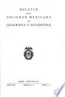 Boletín de la Sociedad de Geografía y Estadística de la República Mexicana