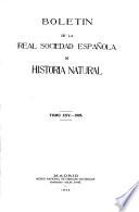 Boletín de la Sociedad Española de Historia Natural
