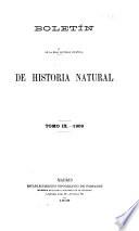 Boletín de la Sociedad Española de Historia Natural