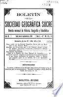 Boletín de la Sociedad Geográfica Sucre