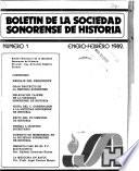 Boletín de la Sociedad Sonorense de Historia