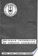 Boletín de la Sociedad Venezolana de Ciencias Naturales