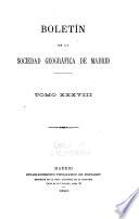 Boletín de la Socieded Geográfica de Madrid