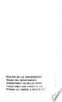 Boletín de la Universidad