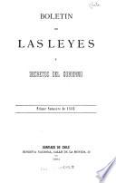 Boletín de las leyes i de las ordenes i decretos del gobierno