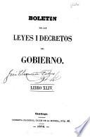 Boletín de las leyes i de las ordenes i decretos del gobierno