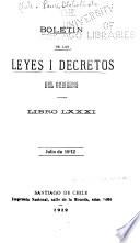 Boletin de las leyes i decretos del gobierno