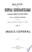 Boletín de las rentas reorganizadas