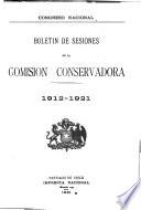Boletín de las sesiones de la Comisión Conservadora