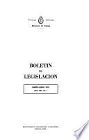 Boletín de legislación