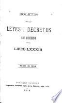 Boletin de leyes y decretos del gobierno