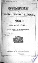 Boletín de medicina, cirugía y farmacia