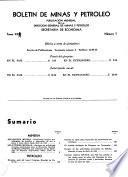 Boletín de minas y petróleo