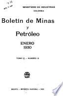 Boletín de minas y petróleos