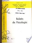 Boletín de psicología