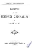 Boletin de sesiones extraordinarias