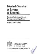 Boletín de sumarios de revistas de economía
