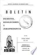 Boletin decretos, resoluciones y jurisprudencia