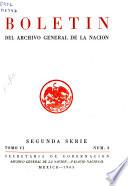 Boletín del Archivo General de la Nación