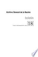 Boletín del Archivo General de la Nación