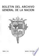 Boletín del Archivo General de la Nación