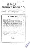 Boletín del Archivo General de la Nación