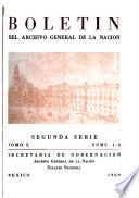 Boletín del Archivo General de la Nación