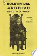 Boletín del Archivo General de la Nación