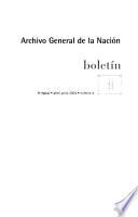 Boletín del Archivo General de la Nación