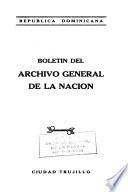 Boletín del Archivo General de la Nación